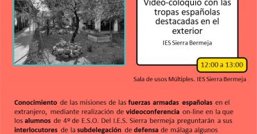 Video-coloquio con las tropas españolas destacadas en el exterior