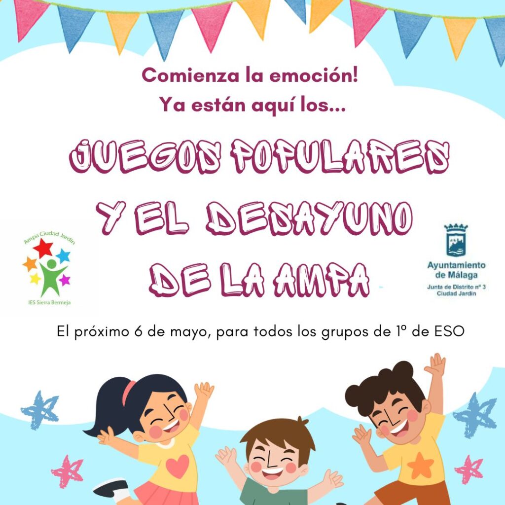 Juegos Populares y el Desayuno de la AMPA